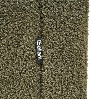 3ft Dark Green Boucle Upholstered Slatted Bed Frame Without Headboard For Modern Minimalist Bedrooms