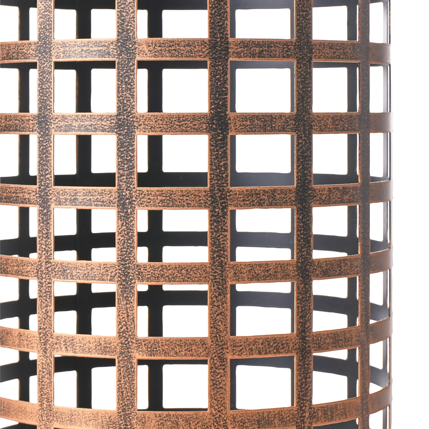 Copper Umbrella Stand Tall Powder Coated Hallway Organizer