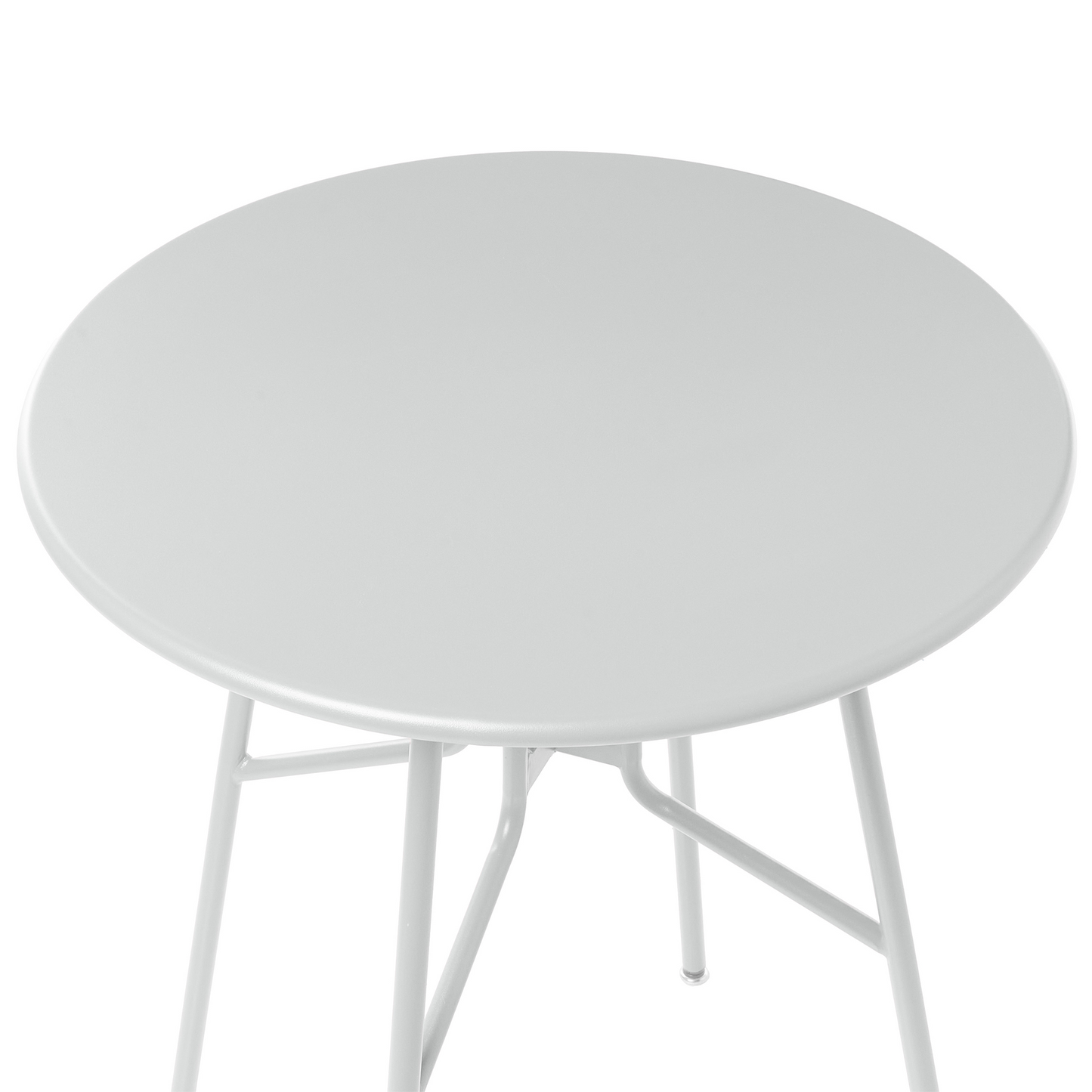 Dining Table Grey Iron Round 64cm Outdoor