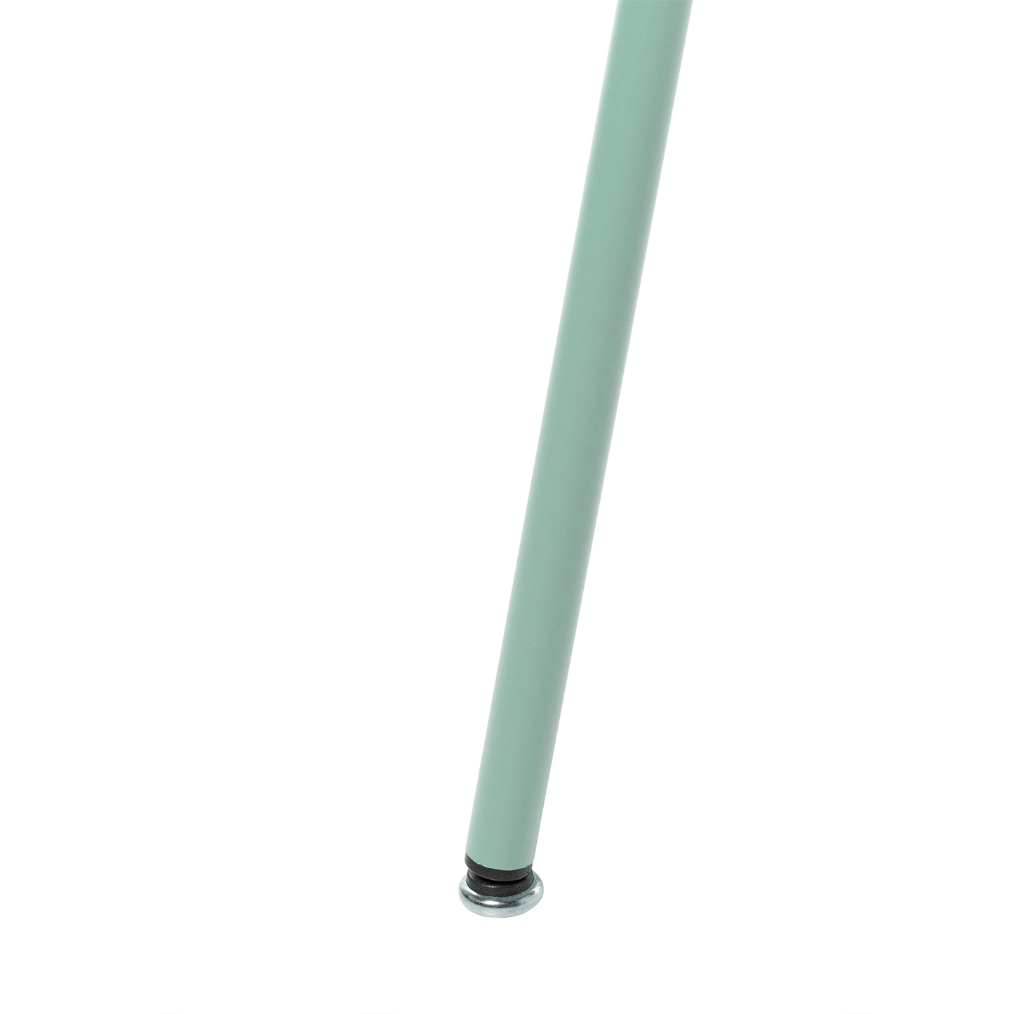 Light Green Round Garden Dining Table 64cm Iron Outdoor