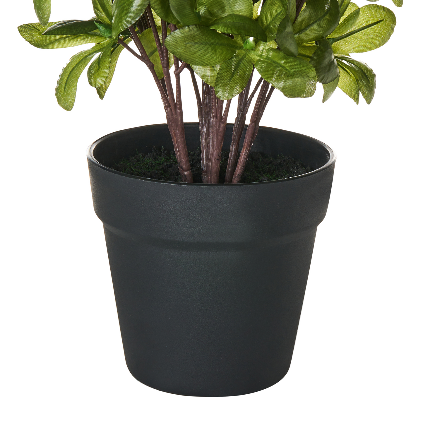 Artificial Potted Rhododendron Plant White Flowers 36cm