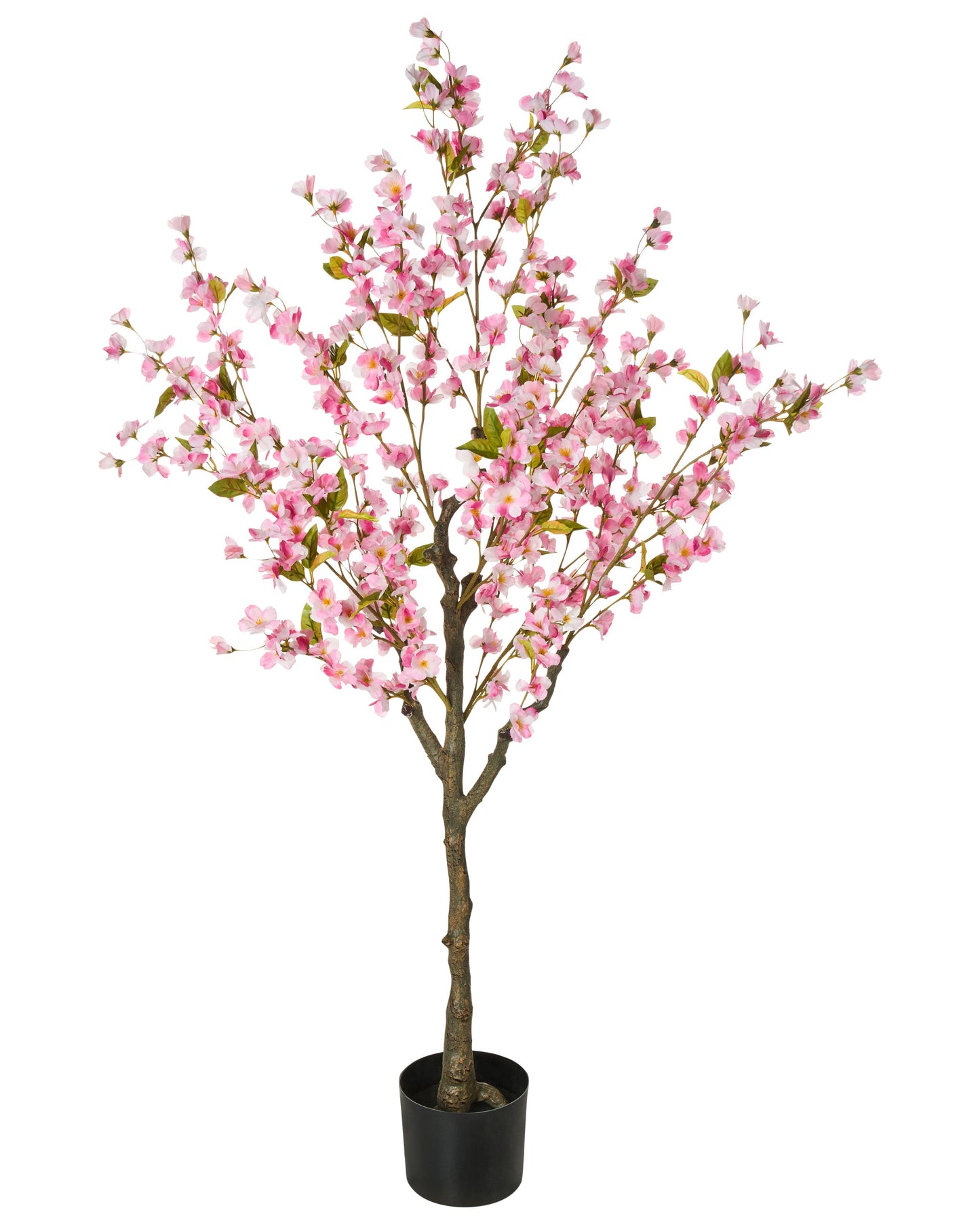 Artificial Potted Plant 152cm Pink And Black Leaves Decor