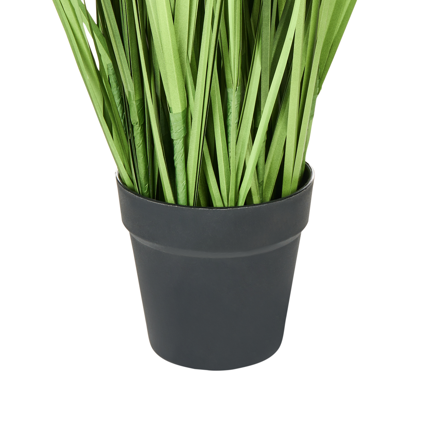Artificial Potted Plant 130cm Pampas Grass Look With Green And Black Leaves