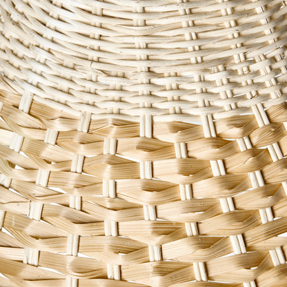 Pendant Lamp Natural Bamboo And Rattan Shade Handmade Boho Woven Lighting