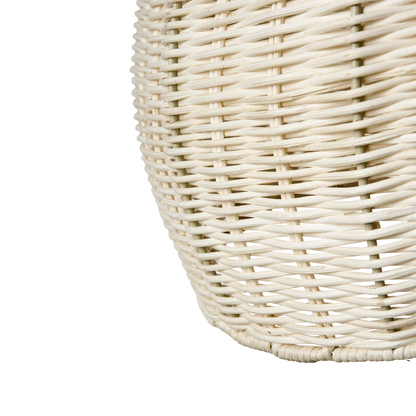 Natural Rattan Pendant Lamp Irregular Iron Frame Boho
