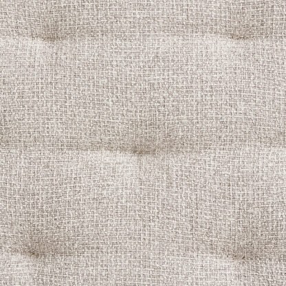 2 Light Beige Fabric Dining Chairs Armless Scandinavian