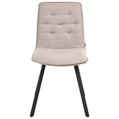 Light Brown Armless Dining Chairs Set Of 2 Scandinavian