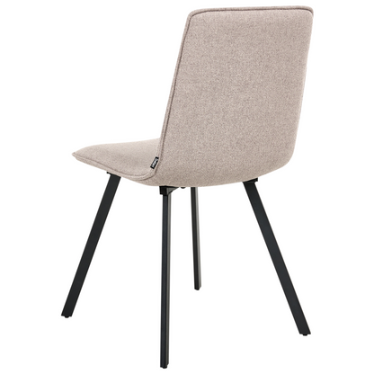 Light Brown Armless Dining Chairs Set Of 2 Scandinavian