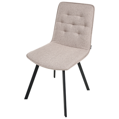 Light Brown Armless Dining Chairs Set Of 2 Scandinavian