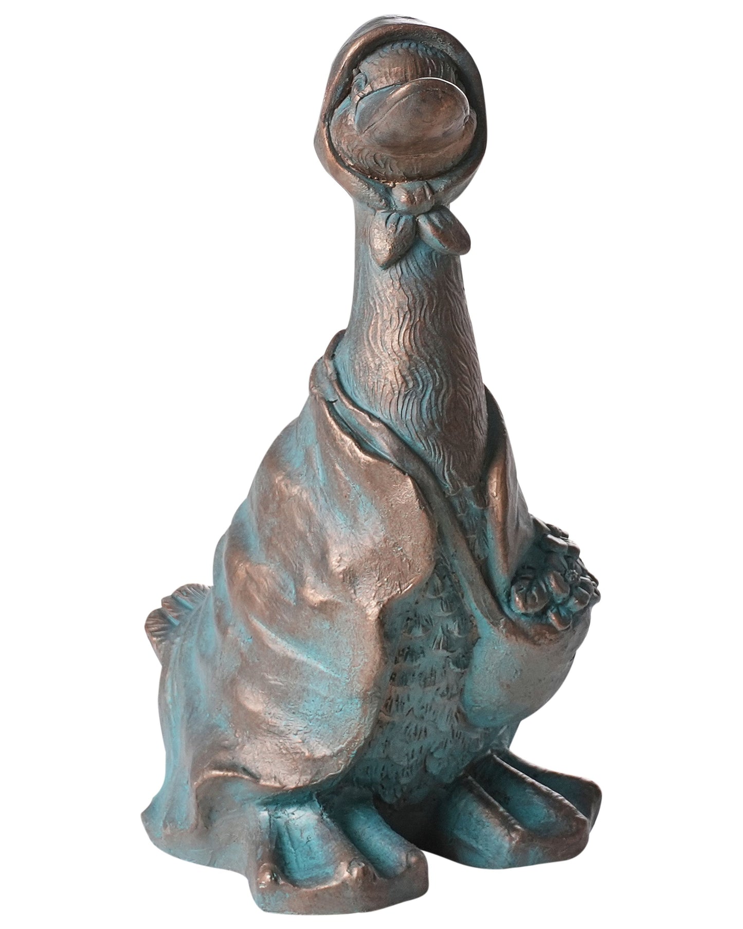 Legacy Home Rustic Brown Duck Figurine 36cm Outdoor Decor
