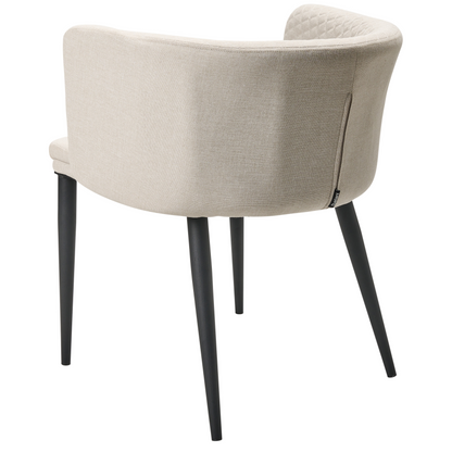 Outdoor Living Garden Armchairs Set Of 2 Beige Upholstery With Steel Legs Indoor Outdoor Weather Resistant