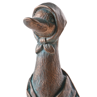 Legacy Home Rustic Brown Duck Figurine 36cm Outdoor Decor