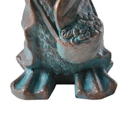 Legacy Home Rustic Brown Duck Figurine 36cm Outdoor Decor