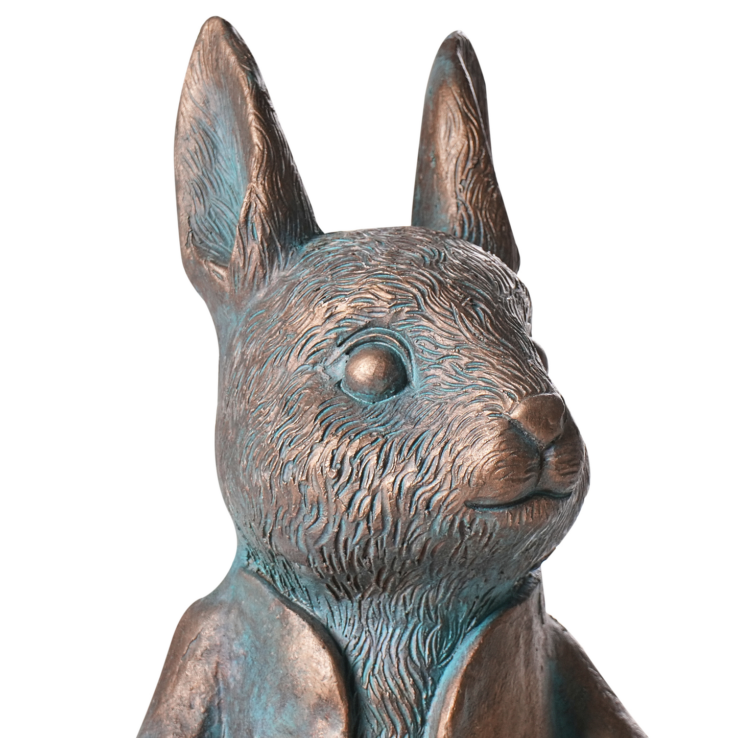 Garden Rabbit Figurine 37cm Brown Indoor Outdoor Decor