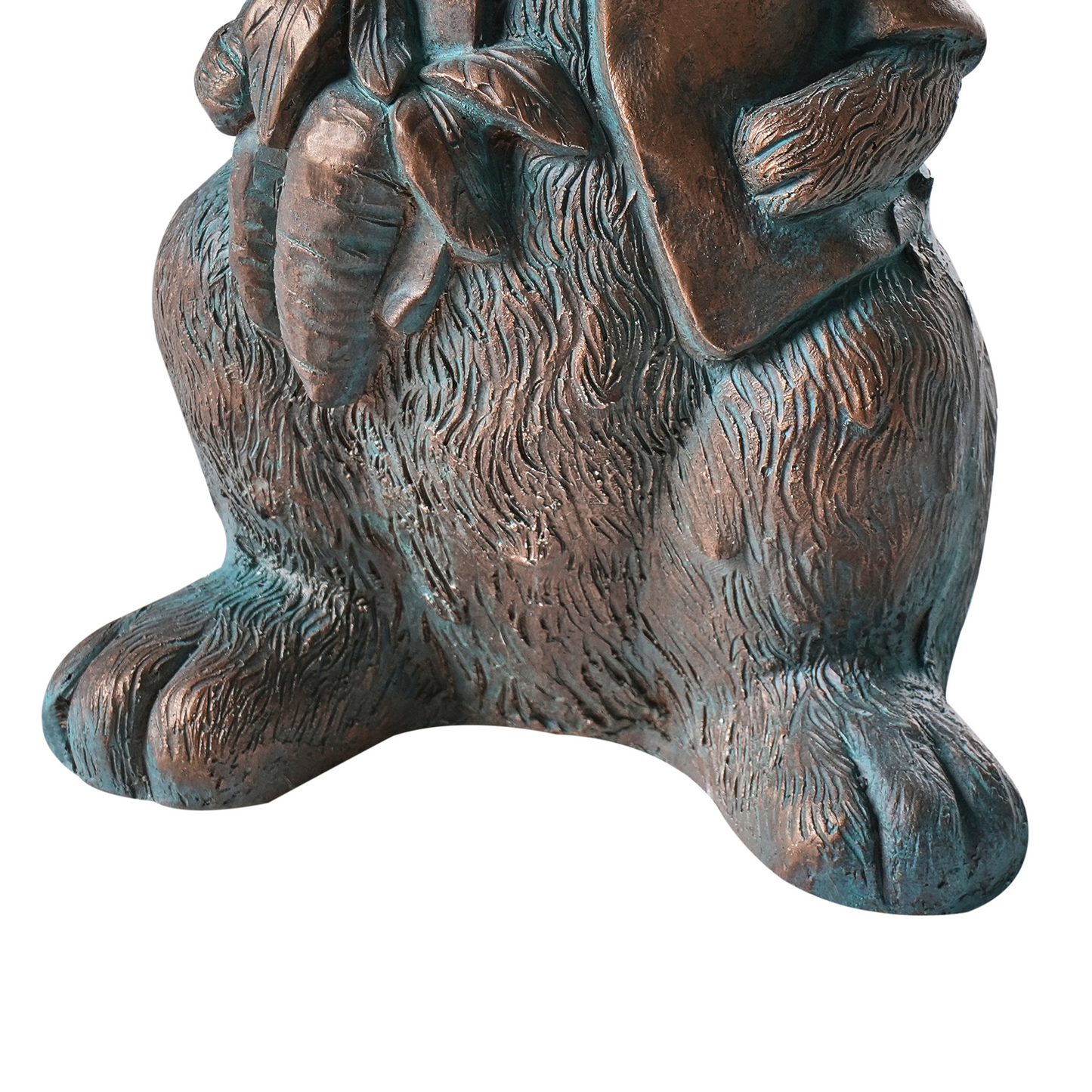 Garden Rabbit Figurine 37cm Brown Indoor Outdoor Decor