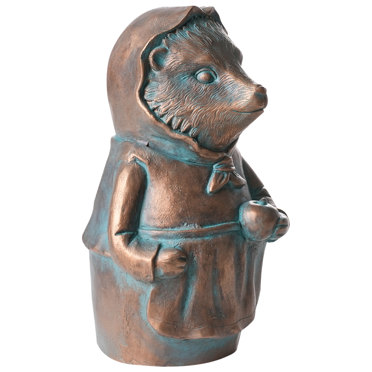 Brown Hedgehog Figurine 37cm Indoor Outdoor Decor